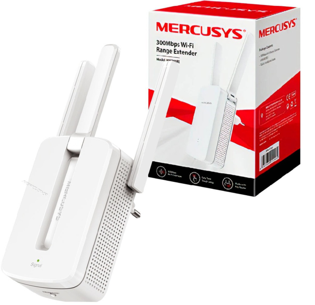 KHUẾCH ĐẠI WIFI MERCUSYS MW300RE 300M 3Anten