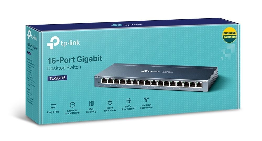 SWITCH 16P TP-LINK TL-SG116 (1Gigabit)