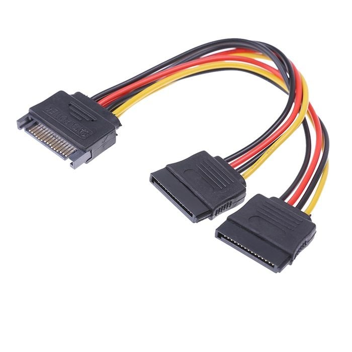 CABLE NGUỒN (HDD) SATA 1 => 2 (Đầu Thẳng)