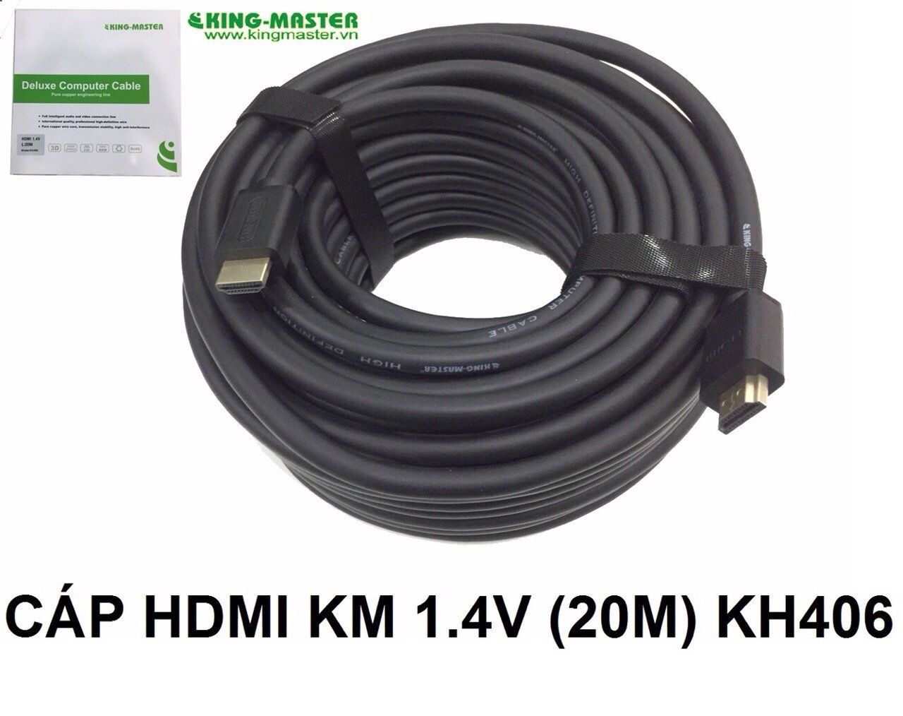 CABLE HDMI 20M KINGMASTER KH406 BOX