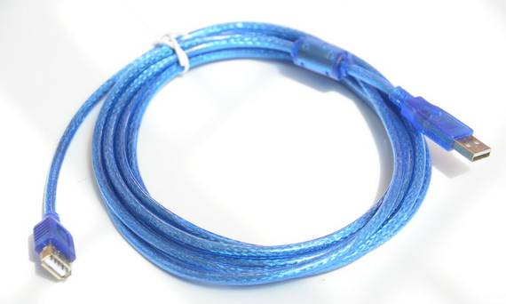 CABLE USB  Nối Dài 1.5M (dây Xanh chống nhiễu)