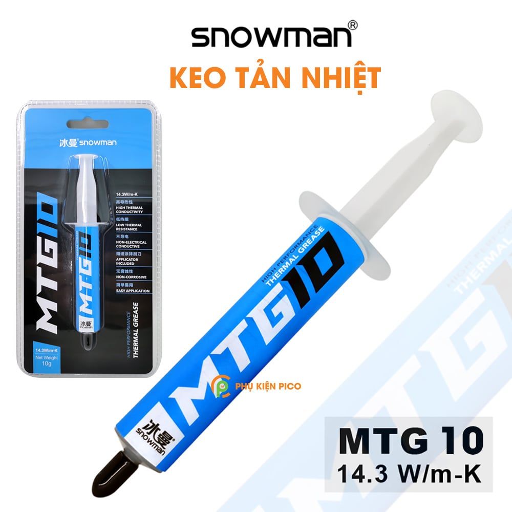 KEO TẢN NHIỆT SNOWMAN MTG10 10Gram (Hộp)