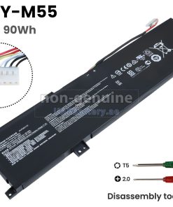 Pin laptop MSI (4 cell) – BTY-M55 – ~90 Wh