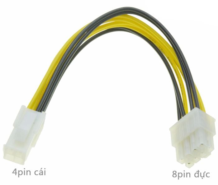 DÂY CHUYỂN NGUỒN 4Pin => 8Pin